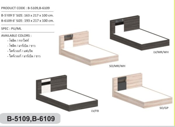 เตียง B-5109 & B-6109